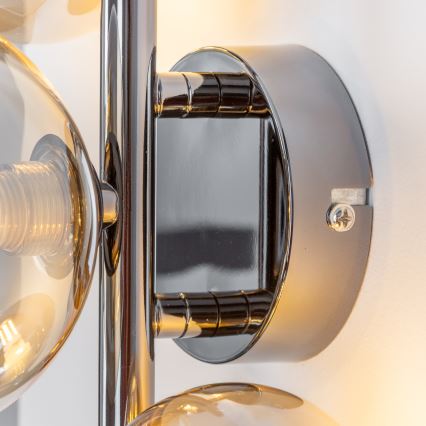 Brilagi - LED Επιτοίχιο φωτιστικό MILLA 3xG9/3W/230V μαύρο χρώμιο/χρυσό