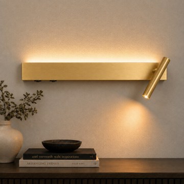 Brilagi - LED Επιτοίχιο φωτιστικό σποτ ARLIX LED/3W/230V + LED/7W χρυσό CRI 90