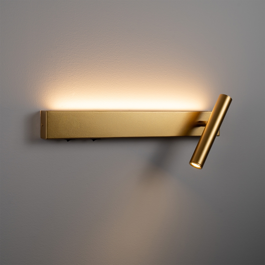 BRILAGI - LED Επιτοίχιο φωτιστικό σποτ ARLIX LED/3W/230V + LED/7W χρυσό CRI 90
