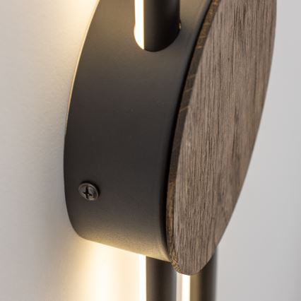 Brilagi - LED Επιτοίχιο φωτιστικό WOODY COLLINE LED/15W/230V 80 εκ. δρυς καρυδιά