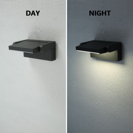 BRILAGI - LED Επιτοίχιο φωτιστικό εξωτερικού χώρου ANKLE LED/12W/230V IP65 μαύρο