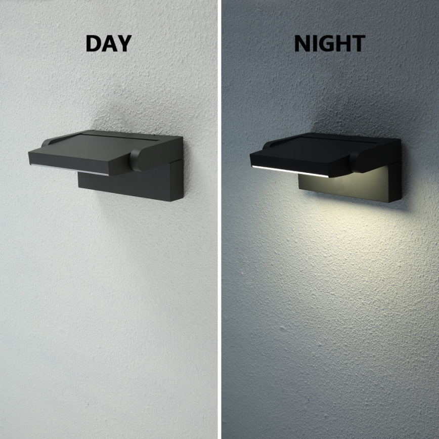 BRILAGI - LED Επιτοίχιο φωτιστικό εξωτερικού χώρου ANKLE LED/12W/230V IP65 μαύρο