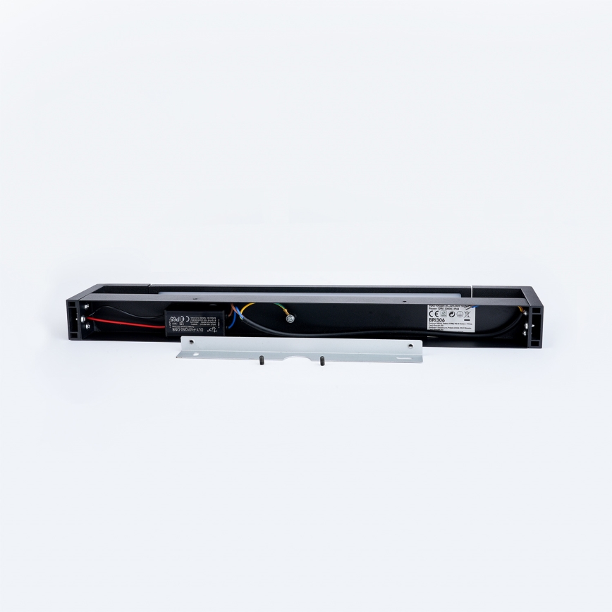 BRILAGI - LED Επιτοίχιο φωτιστικό εξωτερικού χώρου AQUA LINE LED/12W/230V 45 cm IP44 μαύρο CRI 90