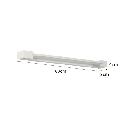BRILAGI - LED Εξωτερικό επιτοίχιο φωτιστικό AQUA LINE LED/18W/230V 60 cm IP44 λευκό CRI 90