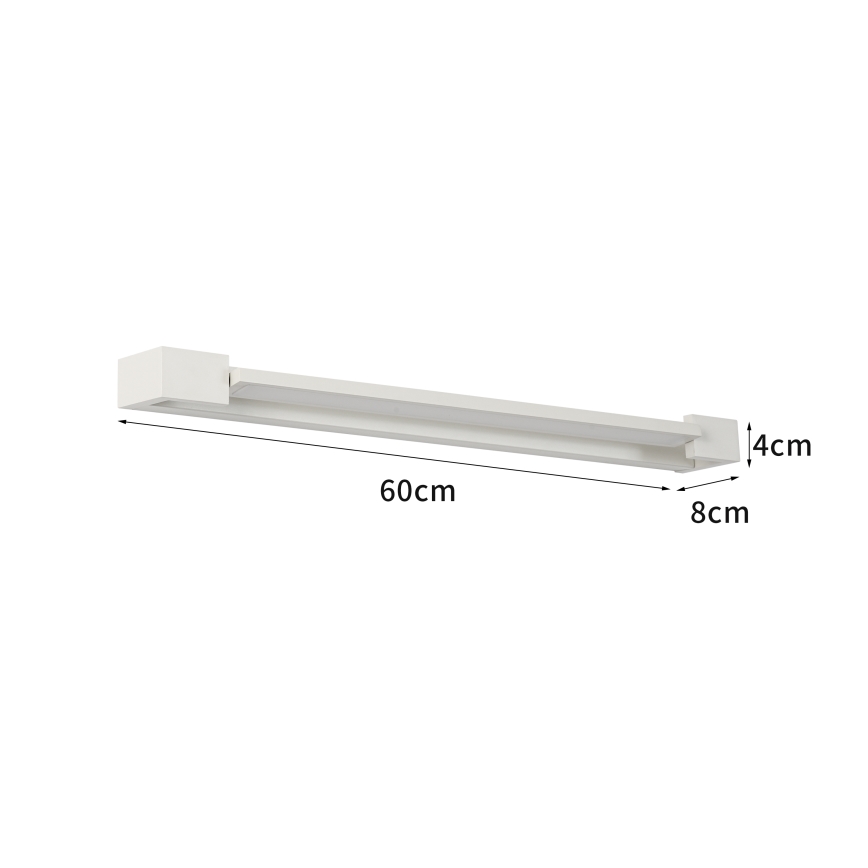 BRILAGI - LED Εξωτερικό επιτοίχιο φωτιστικό AQUA LINE LED/18W/230V 60 cm IP44 λευκό CRI 90