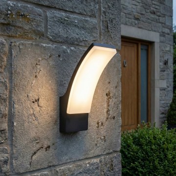 BRILAGI - LED επιτοίχιο φωτιστικό εξωτερικού χώρου ARCELO LED/12W/230V IP65 μαύρο