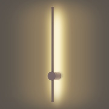 Brilagi - LED Επιτοίχιο φωτιστικό εξωτερικού χώρου AURA LED/12W/230V 3000K IP54 65 cm καφέ CRI 90