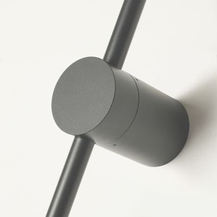 Brilagi - LED εξωτερικό επιτοίχιο φωτιστικό AURA LED/12W/230V 3000K IP54 65 cm ανθρακί CRI 90