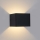 Brilagi - LED Επιτοίχιο φωτιστικό εξωτερικού χώρου DONNANI LED/5W/230V 10 cm μαύρο IP44