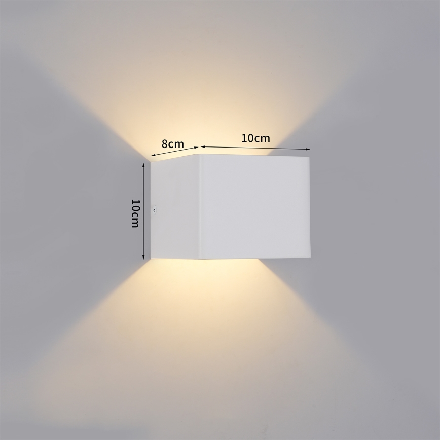 Brilagi - LED επιτοίχιο φωτιστικό εξωτερικού χώρου DONNANI LED/5W/230V λευκό IP44