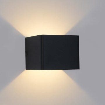 Brilagi - LED Επιτοίχιο φωτιστικό εξωτερικού χώρου DONNANI LED/5W/230V μαύρο IP44