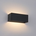 Brilagi - LED επιτοίχιο φωτιστικό εξωτερικού χώρου DONNANI LED/7W/230V μαύρο IP44