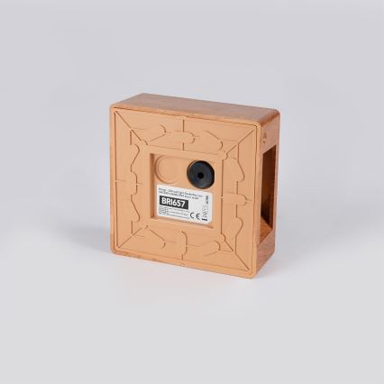 Brilagi - LED Επιτοίχιο Φωτιστικό Εξωτερικού Χώρου DOUBLERAY LINE LED/6W/230V, φινίρισμα ξύλου, IP54