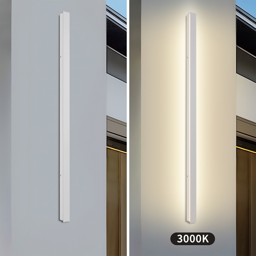 Brilagi - LED Εξωτερικό επιτοίχιο φωτιστικό LINEAR LED/32W/230V 3000K IP65 140 cm λευκό CRI 90