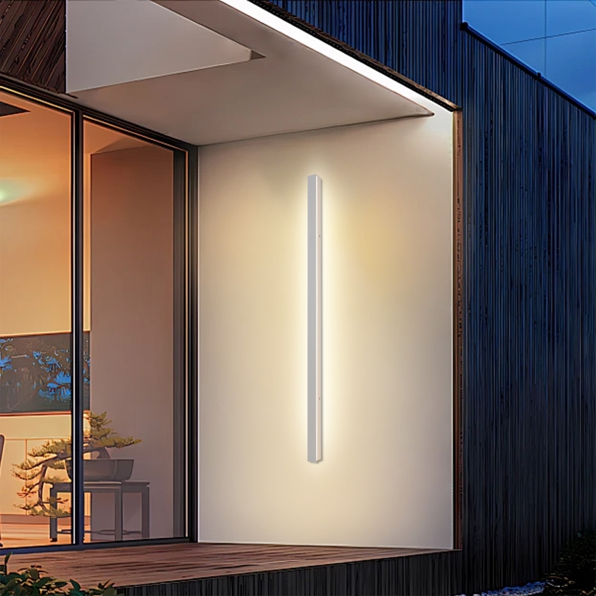 Brilagi - LED Εξωτερικό επιτοίχιο φωτιστικό LINEAR LED/32W/230V 3000K IP65 140 cm λευκό CRI 90