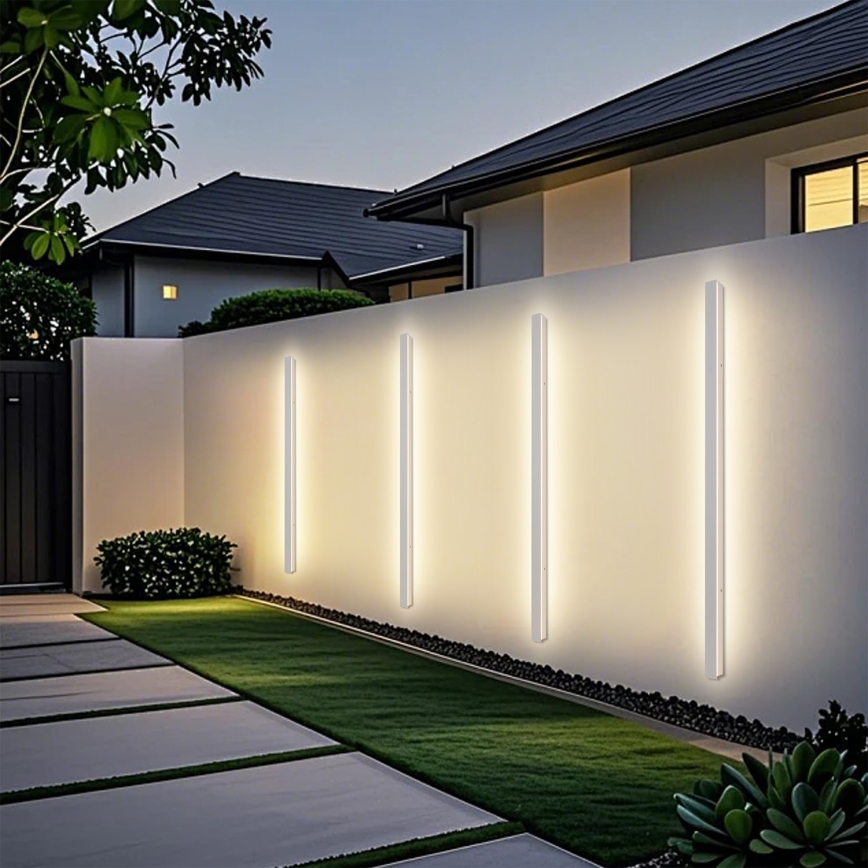 Brilagi - LED Εξωτερικό επιτοίχιο φωτιστικό LINEAR LED/32W/230V 3000K IP65 140 cm λευκό CRI 90