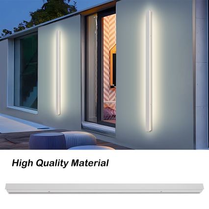 Brilagi - LED Εξωτερικό επιτοίχιο φωτιστικό LINEAR LED/32W/230V 3000K IP65 140 cm λευκό CRI 90