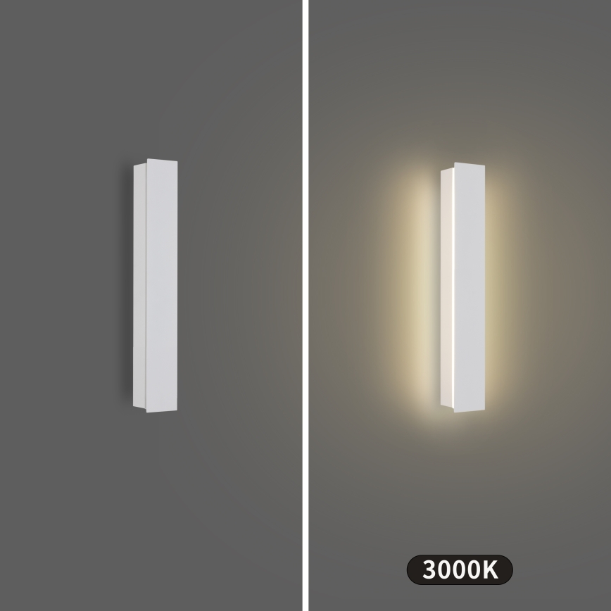 Brilagi - Επιτοίχιο φωτιστικό εξωτερικού χώρου LINEAR LED/8W/230V 3000K IP65 30 cm λευκό CRI 90