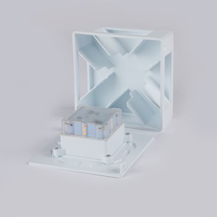 Brilagi - LED Επιτοίχιο φωτιστικό εξωτερικού χώρου QUADRAY LED/6W/230V λευκό IP54