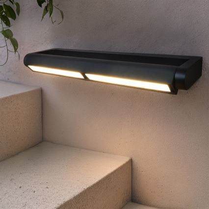 Brilagi - LED Επιτοίχιο φωτιστικό εξωτερικού χώρου SALERNO LED/24W/230V 66 εκ. μαύρο IP65