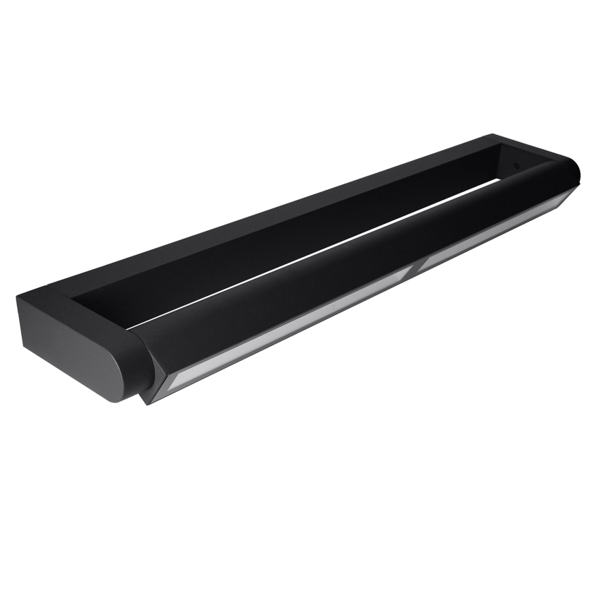 Brilagi - LED Επιτοίχιο φωτιστικό εξωτερικού χώρου SALERNO LED/24W/230V 66 εκ. μαύρο IP65
