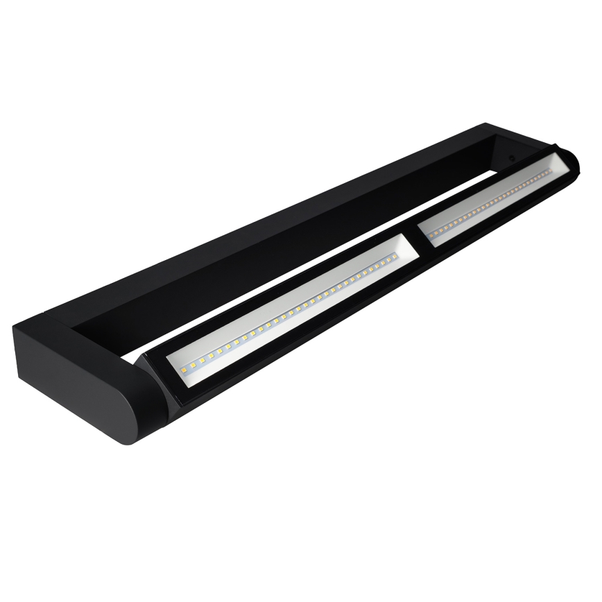 Brilagi - LED Επιτοίχιο φωτιστικό εξωτερικού χώρου SALERNO LED/24W/230V 66 εκ. μαύρο IP65