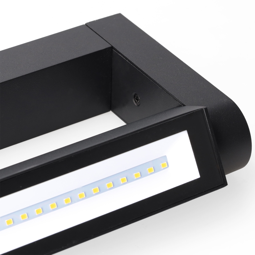 Brilagi - LED Επιτοίχιο φωτιστικό εξωτερικού χώρου SALERNO LED/24W/230V 66 εκ. μαύρο IP65