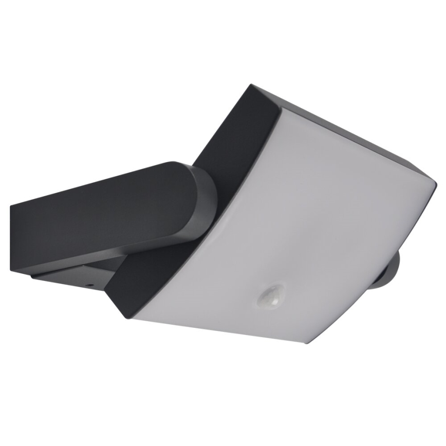 Brilagi - LED Εξωτερικό επιτοίχιο φωτιστικό με αισθητήρα ANKLE LED/18W/230V 3000K IP65 ανθρακί