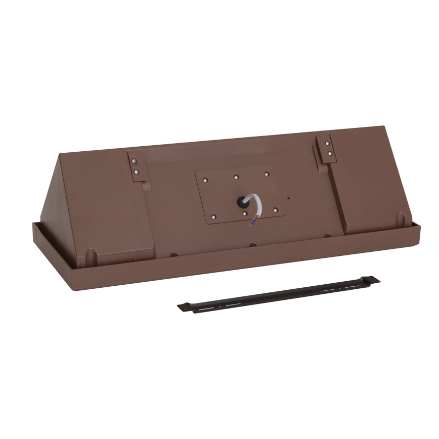 Brilagi - LED εξωτερικό επιτοίχιο φωτιστικό με αισθητήρα TRIANGLE LED/42W/230V καφέ IP65