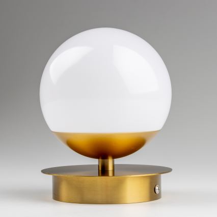 Brilagi - LED επιτοίχιο φωτιστικό μπάνιου BALL LED/6W/230V 3000/4000/6500K IP44 χρυσό