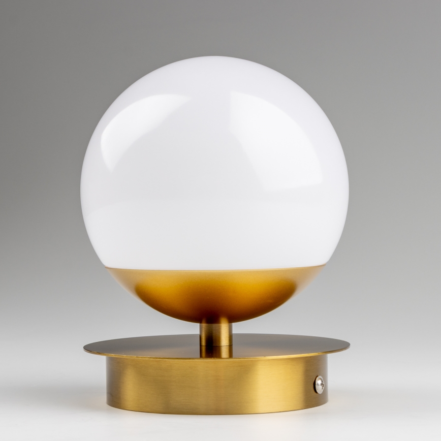 Brilagi - LED επιτοίχιο φωτιστικό μπάνιου BALL LED/6W/230V 3000/4000/6500K IP44 χρυσό