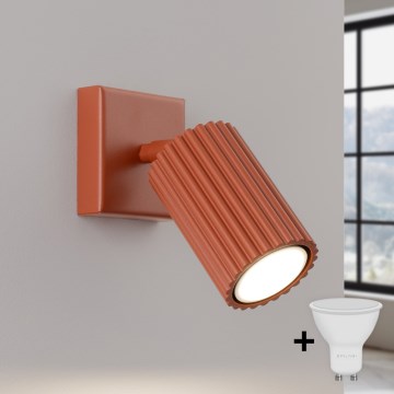 BRILAGI - LED επιτοίχιο φωτιστικό με σποτ CRESTO 1xGU10/10W/230V πορτοκαλί