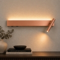Brilagi - LED Επιτοίχιο σποτ ARLIX LED/3W/230V + LED/7W μπρονζέ CRI 90