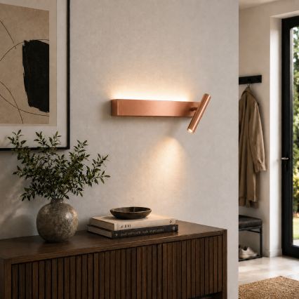 Brilagi - LED Επιτοίχιο σποτ ARLIX LED/3W/230V + LED/7W μπρονζέ CRI 90