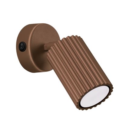 Brilagi - LED επιτοίχιο σποτ φωτιστικό CRESTO 1xGU10/10W/230V καφέ