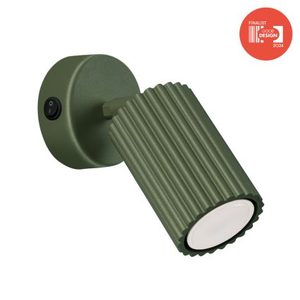 Brilagi - LED επιτοίχιο σποτ φωτιστικό CRESTO 1xGU10/10W/230V πράσινο