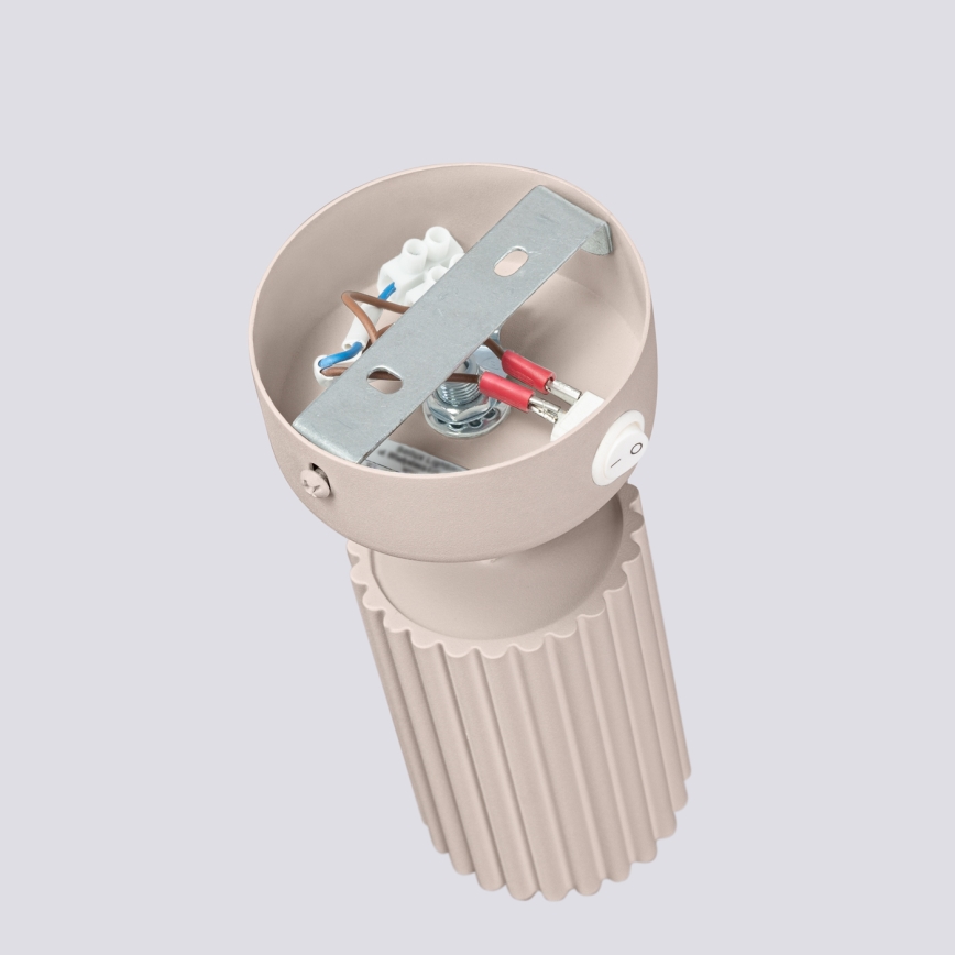 Brilagi - LED επιτοίχιο σποτ φωτιστικό CRESTO 1xGU10/10W/230V γκρι-καφέ