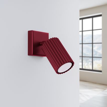 Brilagi - LED επιτοίχιο σποτ φωτιστικό CRESTO 1xGU10/10W/230V μπουργουνδί