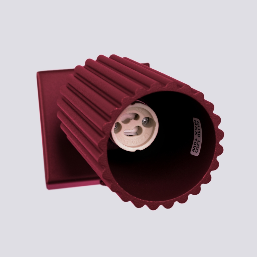 Brilagi - LED επιτοίχιο σποτ φωτιστικό CRESTO 1xGU10/10W/230V μπουργουνδί