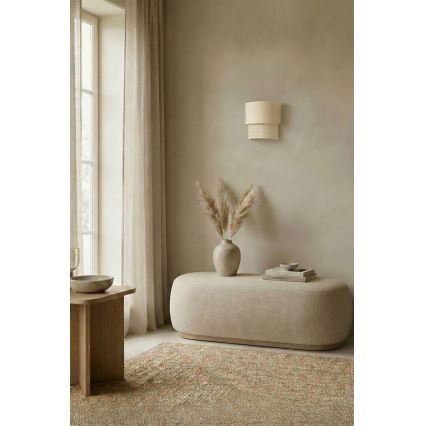 Brilagi - LED επίτοιχο φωτιστικό BOHO ECO 1xE27/10W/230V κρεμ