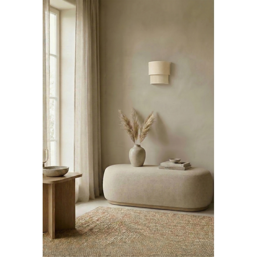 Brilagi - LED επίτοιχο φωτιστικό BOHO ECO 1xE27/10W/230V κρεμ