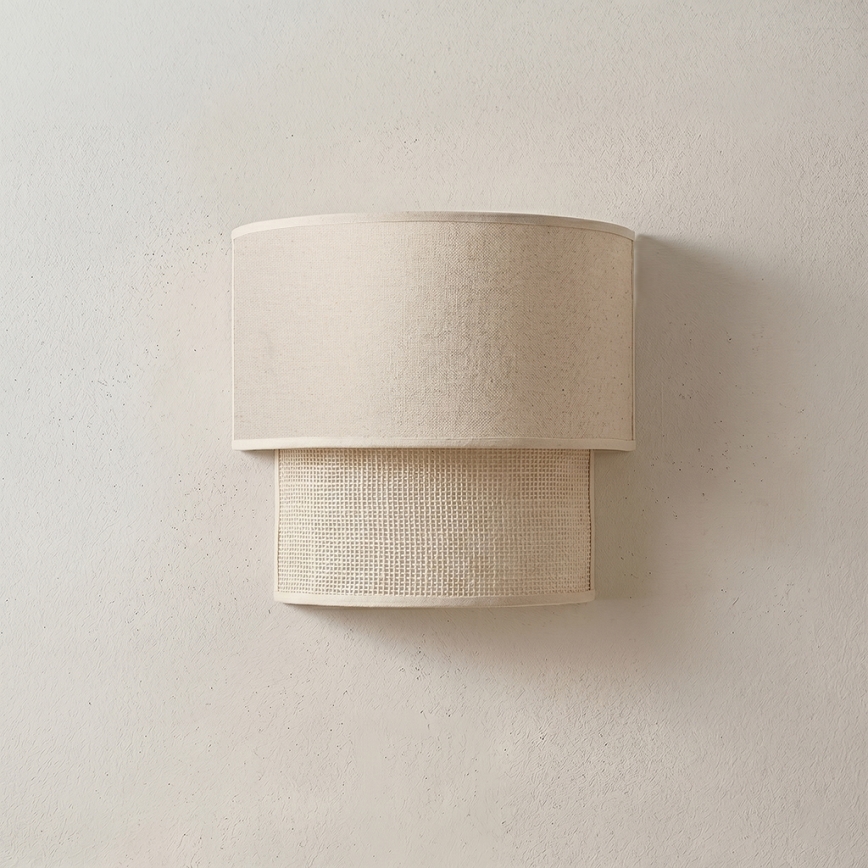 Brilagi - LED επίτοιχο φωτιστικό BOHO ECO 1xE27/10W/230V κρεμ