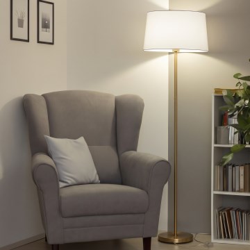 Brilagi - LED επιδαπέδιο φωτιστικό CERIA 1xE27/20W/230V Ø 45 cm λευκό/χρυσό