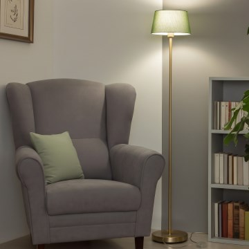 Brilagi - LED Επιδαπέδιο Φωτιστικό CERIA 1xE27/20W/230V διάμ. 25 cm πράσινο/χρυσό