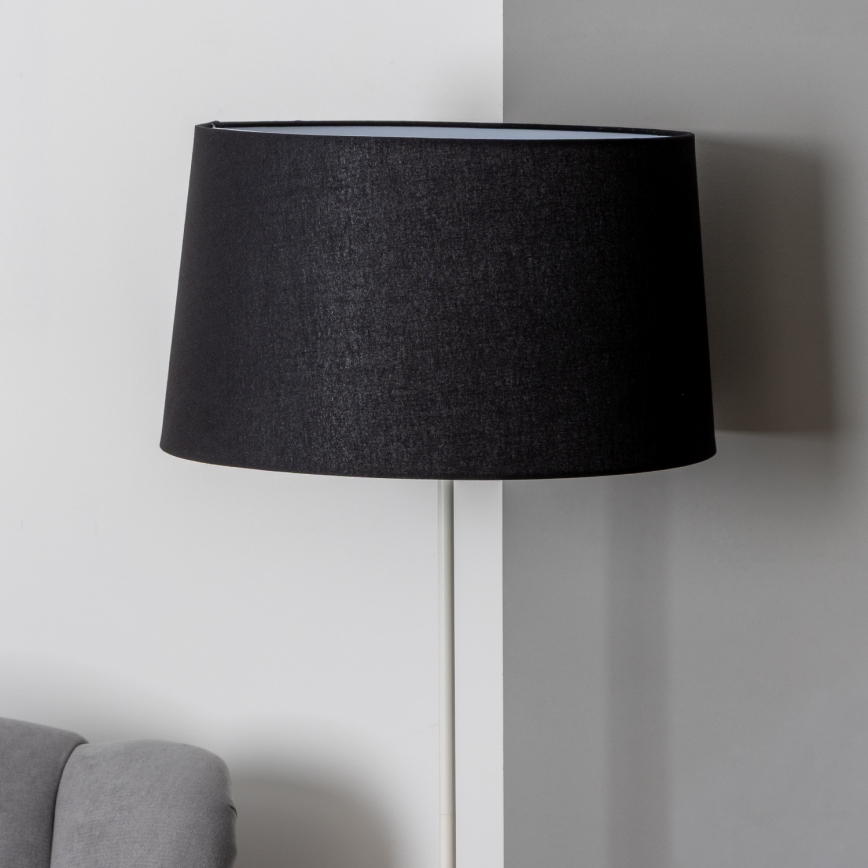 Brilagi - LED Επιδαπέδιο φωτιστικό CERIA 1xE27/40W/230V Ø 45 cm μαύρο/λευκό