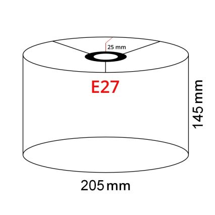 Brilagi - LED Επιδαπέδιο Φωτιστικό CERIA 1xE27/40W/230V διάμετρος 20,5 cm γκρι/λευκό