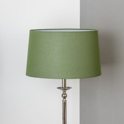 Brilagi - LED επιδαπέδιο φωτιστικό CERIA 1xE27/60W/230V διάμ. 45 cm γυαλιστερό χρώμιο/πράσινο