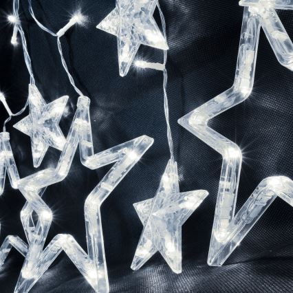 Brilagi - LED Εξωτερική κουρτίνα 123xLED/3xAA/USB 3m IP44 ψυχρό λευκό