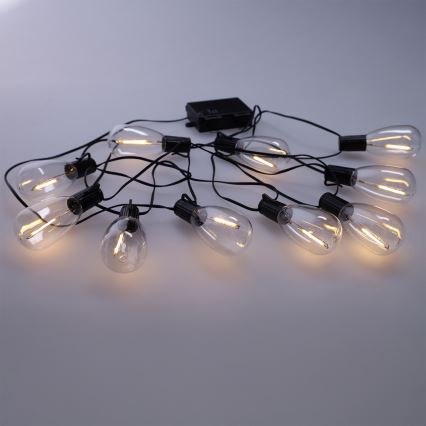 Brilagi - LED Εξωτερική  γιρλάντα 10xLED/3xAA 3,2m IP44 θερμό λευκό