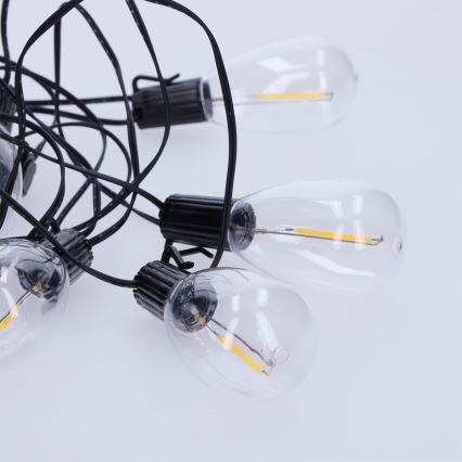 Brilagi - LED Εξωτερική  γιρλάντα 10xLED/3xAA 3,2m IP44 θερμό λευκό